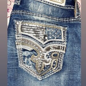 Rock Revival Blue Jeans $ MISS ME JEANS